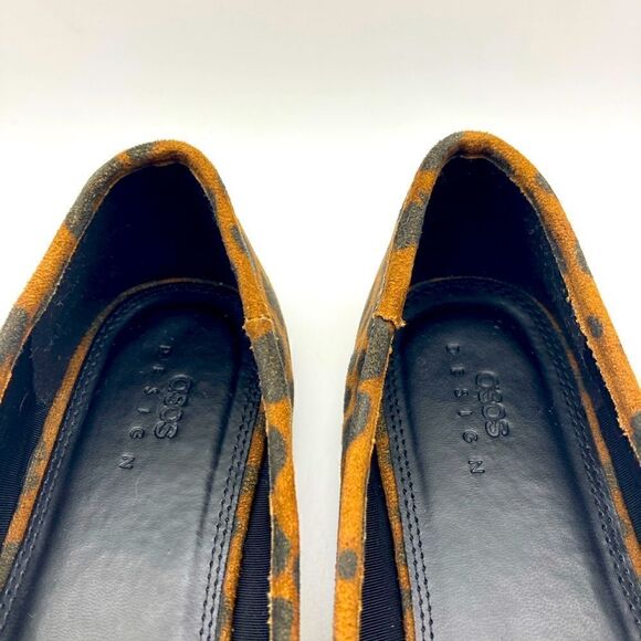 ASOS Women’s Leopard Print Loafers Size 10W - Picture 7 of 11